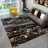Alfombra de Área Geométrica de Mármol Azul Dorado Escandinavo Suministro Transfronterizo de Amazon Aliexpress Jt Mitad-