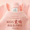 Camiseta Blanca de Manga Corta Pesada 400g Versátil Gruesa No Transparente Estilo Americano Color Sólido Top para Hombres y Mujeres Capa Base Manga Corta Verano