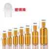 Botellas de Aceite Esencial de Fábrica, Botellas Dispensadoras de Vidrio, Botellas de Aceite Esencial Doradas Electroplateadas de 10ml 30ml, Botellas Vacías, Gama Alta