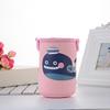 Taza de Plástico para Niños Tapa para Taza de Agua Portátil Animales de Dibujos Animados Tela de Buceo Cubierta para Termo Bolsa Aislante Cubierta para Tetera de Agua