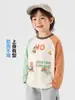 Camiseta de manga larga para niño Youou, algodón puro, nueva colección de otoño 2026, ropa infantil, estilo primavera y otoño, top moderno para niño