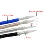 M17/113-Preto Tipo Rg316 Fio de Cobre Prateado Duplo Trançado Cabo Coaxial Rf Sff50-1.5 Núcleo Multicabo