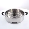 Nuevo Diseño de Muesca Cesta Vaporera de Acero Inoxidable Cesta Vaporera Engrosada Elevada Bandeja Vaporera - Cesta Vaporera para Olla Multifuncional