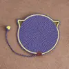 Fabricante de Ninhos de Corda de Algodão para Animais de Estimação, Tapete Arranhador para Gatos Confortável Tudo-em-Um para Brincar e Dormir, Tapete Trançado Resistente ao Desgaste e a Arranhões, Personalizável