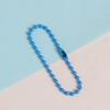 Cadena de etiquetas para ropa, cadena de cuentas, joyería, llavero hecho a mano, accesorios de cadena de cuentas, cadena de cuentas de pintura de color metálico