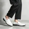 Zapatos de charol brillante de gran tamaño para hombre, patente 2026, zapatos formales casuales de caballero, zapatos para sesión de fotos de boda de novio para hombre