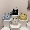 Bolsa de Mão da Moda de Alta Qualidade para Mulheres com Fivela de Cadeado, Bolsa Transversal Versátil e Fashion, Design Exquisito de Urso, Bolsa de Ombro tipo Saco Super Popular