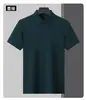 Camisa Polo de Manga Curta com Gola Reversível para Homem, T-shirt de Verão de Marca Tendência, Estilo Coreano Slim Fit Nova Camiseta Versátil Top, Venda Direta do Fabricante
