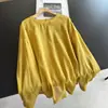 2026 Nuevo Estilo Delgado de Verano Camisa de Manga Larga Reversible Camiseta Camisa Base de Ramio para Mujer Venta al por Mayor H12Bt26308
