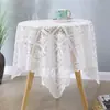 Mantel de Encaje Toalla para Sofá Lujo Ligero Gama Alta Antideslizante Blanco Crudo Toalla para Respaldo de Sofá Fotografía Atmósfera Retro Mantel