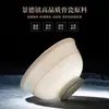 Kangqin Cerámica de Hueso de Alta Calidad de Grado Alimenticio para Arroz para Uso en el Hogar, Juego de Cuenco, Plato y Palillos de Cerámica de Hueso de Alta Temperatura de Lujo Ligero de Jingdezhen, Vajilla para Estrenar