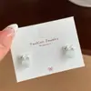 Pendientes de Ojo de Gato Hueso de Pez Exquisitos Estilo Coreano Azul para Mujer Aguja de Plata Nicho Lujo Ligero Gama Alta Pendientes de Verano
