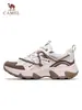 Sapatos de Montanhismo Outdoor Camel Masculino 2026 Outono Novo Cano Baixo Sola Grossa Resistente ao Desgaste Antiderrapante Impermeável Esportivos para Caminhada Feminino