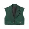 Comercio Exterior 2025 Otoño Nuevo Conjunto de Top sin Mangas y Pantalones de Pierna Ancha de Diseño Estilo Europeo y Americano, Mostrando Elegancia y una Sensación de Alta Gama