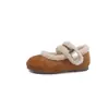 Zapatos de Algodón Retro Birkenstock para Mujer Ropa de Exterior Nuevo Estilo Otoño/Invierno 2026 Zapatos de Algodón Cálidos con Borlas Zapatos Peludos