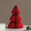 Árbol de Navidad de Papel Transfronterizo Adornos de Oficina Adornos de Escritorio para el Hogar Árbol de Navidad Set de Decoración Navideña Navidad
