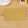 Tarjeta Dorada Tarjeta Roja Papel para Hornear Pastel Postre Merienda Té de la Tarde Separador Base Triangular Engrosada Soporte para Pastel Mil Hojas