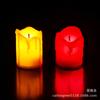 Fuente creativa de fábrica regalo hogar propuesta vela de cera roja lágrimas simuladas electrónica Tailandia vela vela
