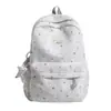 Mochila para niñas, estilo japonés, nuevo diseño de moda, alto atractivo estético, estilo universitario, estampado de estrellas, mochila ligera para estudiantes de secundaria y preparatoria