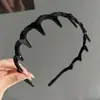 Faixa de cabelo para mulheres, especificamente para lavar o rosto, adequada para uso diário, antiderrapante de verão com dentes, acessório versátil, franja e presilhas de cabelo, acessório de cabelo
