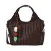 Bolso de tejido de alta gama de nicho para mujer, nuevo bolso cruzado versátil de moda 2026, bolso de mano exquisito, bolso tipo cubo