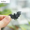 Molde de Decoração Halloween Micro Paisagem Chapéu Pontudo Bruxa Caldeirão Teia de Aranha Caveira Vassoura