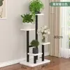 Nuevo Estante de Almacenamiento para Balcón de Sala de Estar, Dormitorio, de Pie, Macetero, Estante de Flores de Hierro Simple Moderno, Estante de Flores para Carne de Múltiples Capas para Interiores