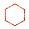 Círculo de Agilidad Hexagonal Anillo de Acondicionamiento Físico Taekwondo Juego de Pies Salto Equipo de Entrenamiento de Fútbol para Niños Equipo Auxiliar de Baloncesto