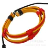 Joyería de moda europea y americana al por mayor joyería de cuero fábrica directa de pulseras de cuero pulsera de piel de vaca pulsera tejida