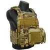 Portaplacas táctico transfronterizo en stock, bolsa de almacenamiento multifuncional de nailon 1000D, portaplacas táctico de camuflaje para exteriores