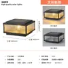 Iluminación para Decoración del Hogar Zhongshan Lámpara de Columna de Jardín de Aluminio Solar para Patio Nuevo Estilo Chino Lámpara Solar para Exteriores de Valla