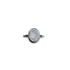 Anillo de ópalo natural, montura de plata 925, anillo de ópalo, anillo de estilo europeo y americano vintage