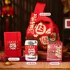Regalos de Año Nuevo 2026 Año del Caballo, Pequeños Regalos Prácticos para Reuniones Anuales, Bolsas de Regalo para el Festival de Primavera para Empleados y Clientes, Bolsas Tejidas, Recuerdos