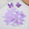 Accesorios Pequeños de Flores de Mariposa del Fabricante Flores Artificiales Comprimidas Accesorios Decorativos para Bricolaje Pétalos Ropa Accesorios para Tocados