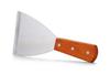 Pala de Cocina de Fábrica Mango de Madera Acero Inoxidable Pala para Panqueques Pala para Bistec Pala de Mano para Pastel Pala para Teppanyaki