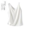 Ombro largo frente e costas V-neck camisole terno feminino primavera e outono com base casaco sexy temperamento cetim atacado