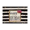Nuevo Mantel Temático de Cumpleaños Lino Pastel Globo Estampado Mantel Aislante Térmico Decorativo para Mesa de Hogar Restaurante Vacaciones