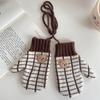 Guantes de invierno para niños y niñas Bebés niños y niñas Lindo rostro sonriente Cálido invierno para niños forrado de vellón Cuello de punto