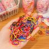 Venta al por mayor niños bebé banda para el cabello banda de goma de alta elasticidad nueva enlatada desechable banda de goma para el cabello cuerda para el cabello