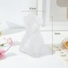 Vaso de Vidro Origami Fantasma Transparente Moderno Simples Conjunto Hidropônico de Flores para Sala de Estar Decorações de Ornamentos de Flores