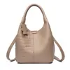 Bolso de mujer transfronterizo 2026 nueva moda versátil con bloques de color tipo cesta bolso de mano elegante bolso de hombro cruzado