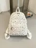 Mochila elegante de lunares para mujer, nuevo modelo 2026, gran capacidad, adecuada para estudiantes de secundaria y preparatoria, estudiantes universitarios y viajeros
