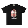 Camiseta de Verano Nueva de Manga Corta, Marca Auténtica de Tendencia, Tejido Pe de 230g, Resistente, Estilo Pareja, Corte Holgado, para Hombres y Mujeres