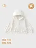 Ropa de Protección Solar de Algodón Puro para Clase Infantil, Chaqueta de Bebé Delgada de Verano, Camisa Transpirable para Aire Acondicionado, Top de Ropa de Protección Solar para Bebé