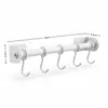 Estante de Almacenamiento para Cocina, Ganchos para Cocina, Barra con Ganchos Móviles, Barra Colgante sin Taladro, Soporte para Espátulas y Cucharas, Almacenamiento Montado en Pared