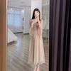 Conjunto de tres piezas de Hanfu de estilo chino, nuevo, estilo nacional, mejorado, de verano, con un toque de sal y leche de cera.