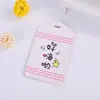 Funda protectora para tarjeta de comida de estudiante de dibujos animados de PU, cubierta para insignia de fábrica, cubierta para tarjeta de exposición, cuero suave, impresión a color de LOGO, cubierta para tarjeta de acceso