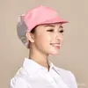 Gorra de Trabajo para Taller de Fábrica Transfronterizo con Visera, Gorro de Cocina con Texto Impreso, Gorro a Prueba de Polvo, Gorro con Red Anti-Caída de Cabello, Gorra de Trabajo de Chef