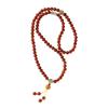 Pulseira de pulso feminina com colar de contas redondas verdes Tianshan, contas vermelhas flutuantes de gelo, multi-camadas Hongyun, contas de abóbora multi-círculos