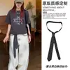 Bufanda de Seda Rosa Estilo Liu Han, Corbata de Moño, Cinturón, Cinturón Fresco para Pantalones para Hombres y Mujeres, Ropa y Accesorios para Conciertos de Baile Jazz